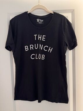 The Brunch Club Graphic Tee by T-Bar Black Size M